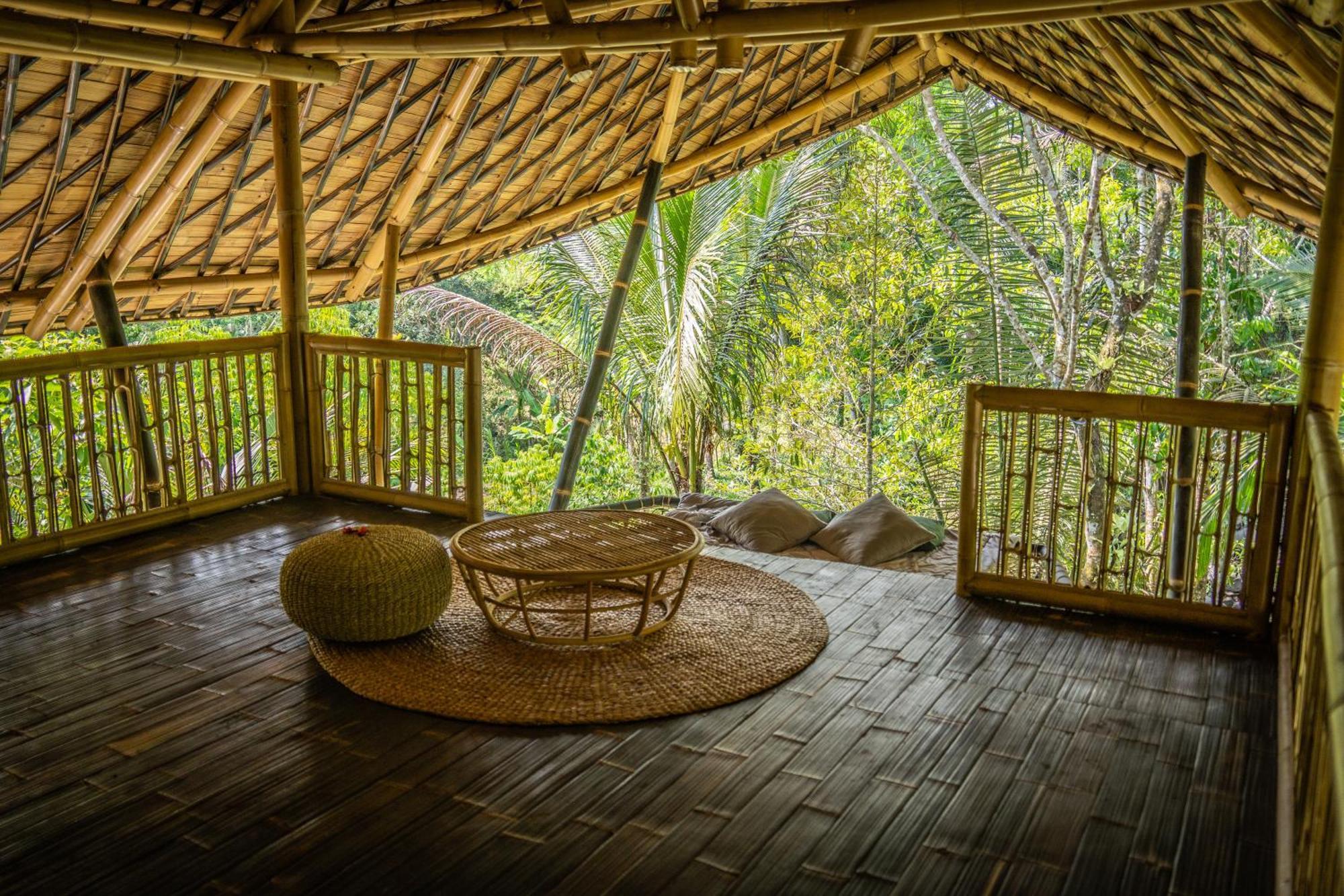 Villa Eco Bamboo Island Bali - Bamboo House #3 Selat Esterno foto