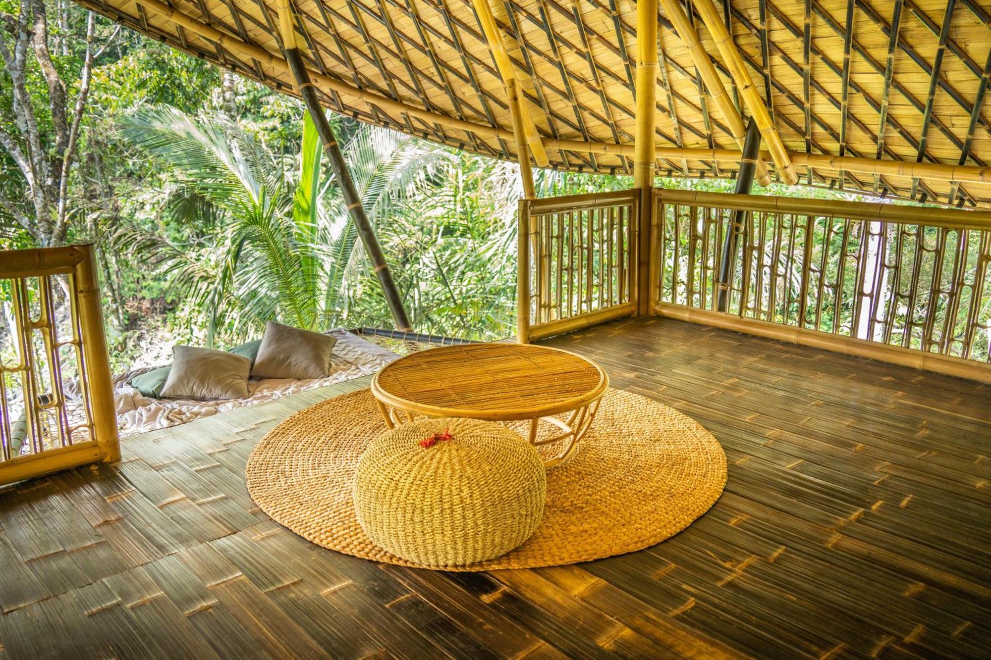Villa Eco Bamboo Island Bali - Bamboo House #3 Selat Esterno foto