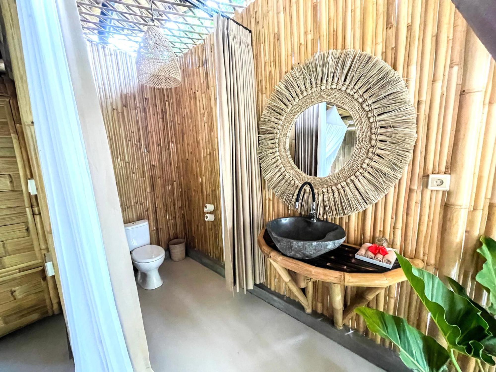 Villa Eco Bamboo Island Bali - Bamboo House #3 Selat Esterno foto